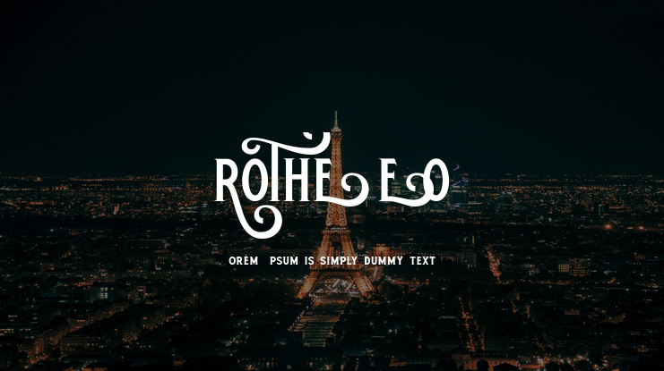 ROTHE DEMO Font