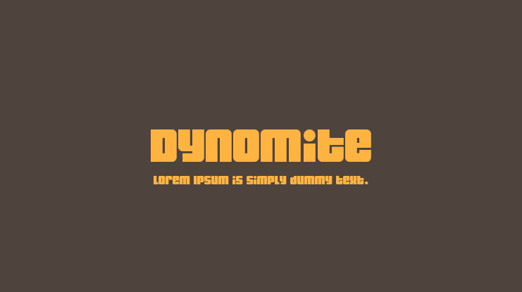 Dynomite Font Family
