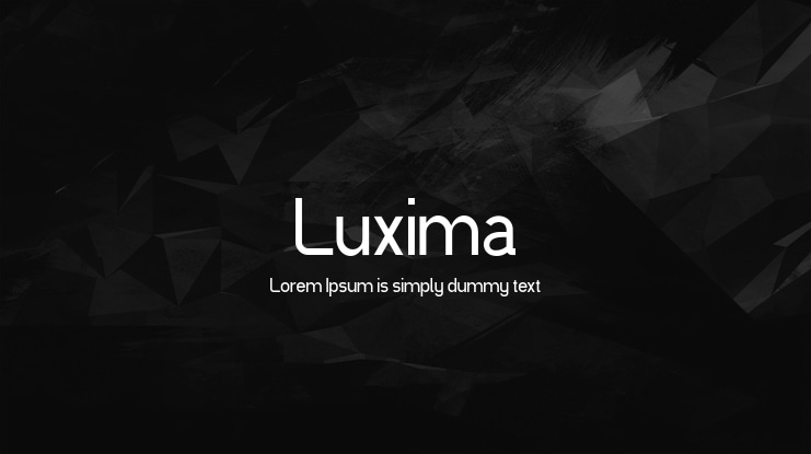 Luxima Font