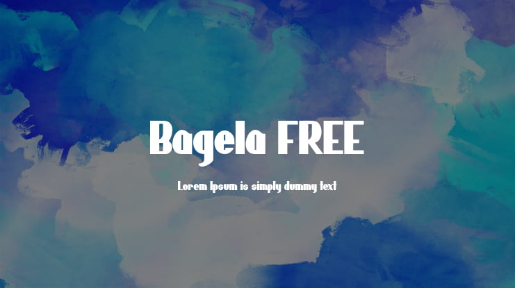 Bagela FREE Font