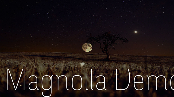Magnolla Demo Font
