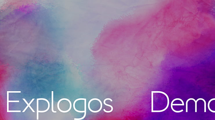 Explogos - Demo Font