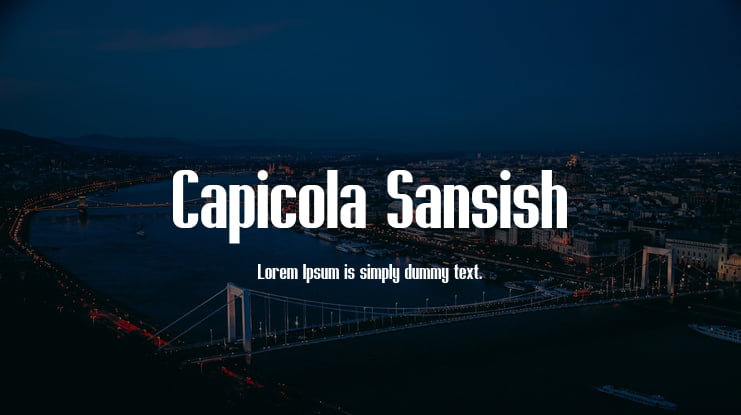 Capicola Sansish Font Family