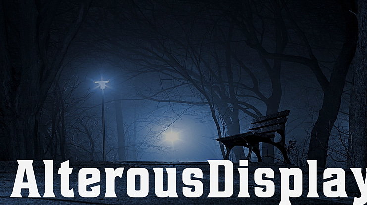 AlterousDisplay Font Family