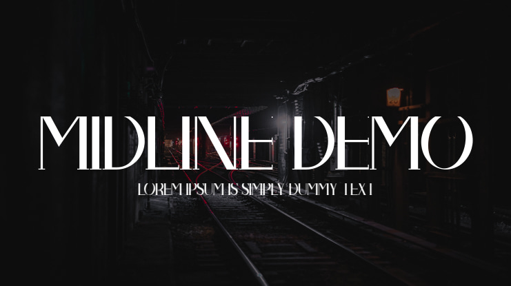 Midline Demo Font