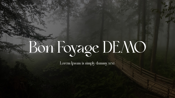 Bon Foyage DEMO Font