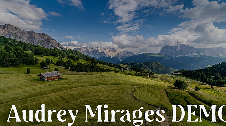 Audrey Mirages DEMO Font