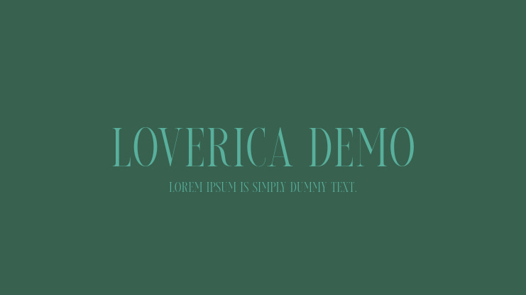 Loverica DEMO Font