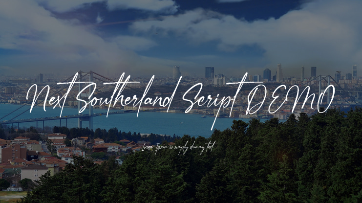 Next Southerland Script DEMO Font Family