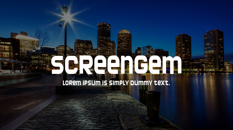 Screengem Font