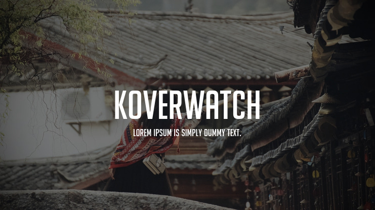 Koverwatch Font