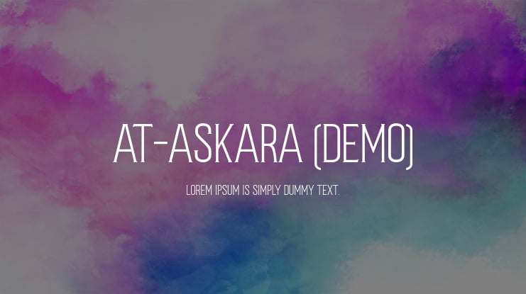 AT-Askara (demo) Font