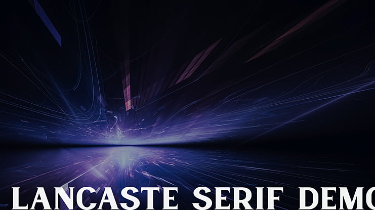 Lancaste Serif Demo Font Family