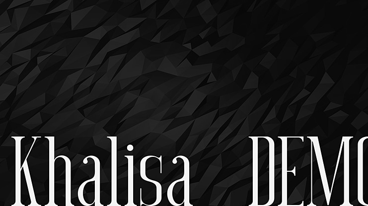 Khalisa_DEMO Font
