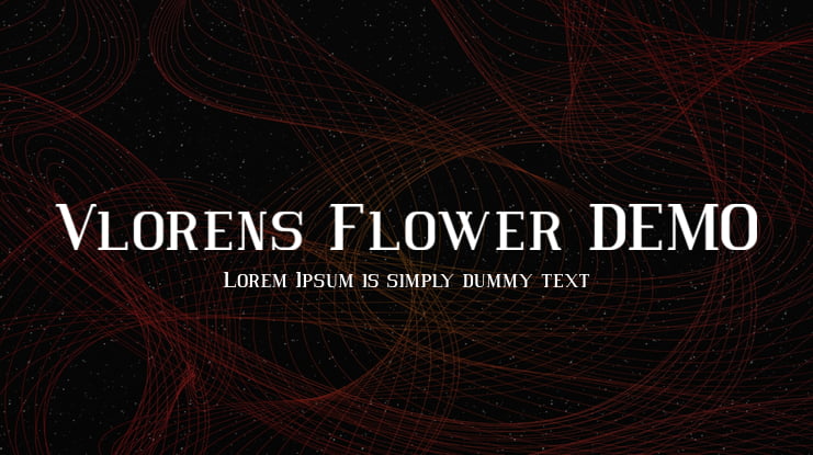 Vlorens Flower DEMO Font Family