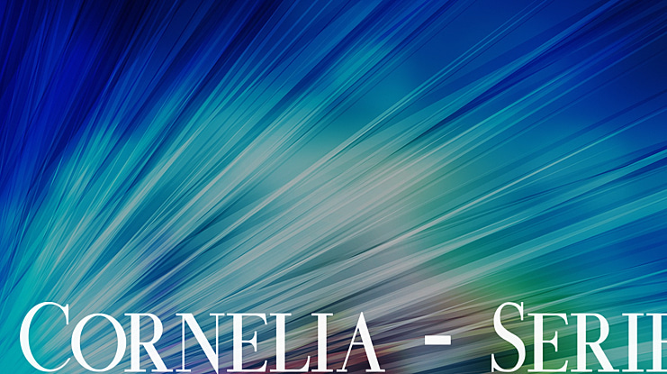 Cornelia - Serif Font