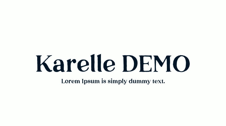 Karelle DEMO Font