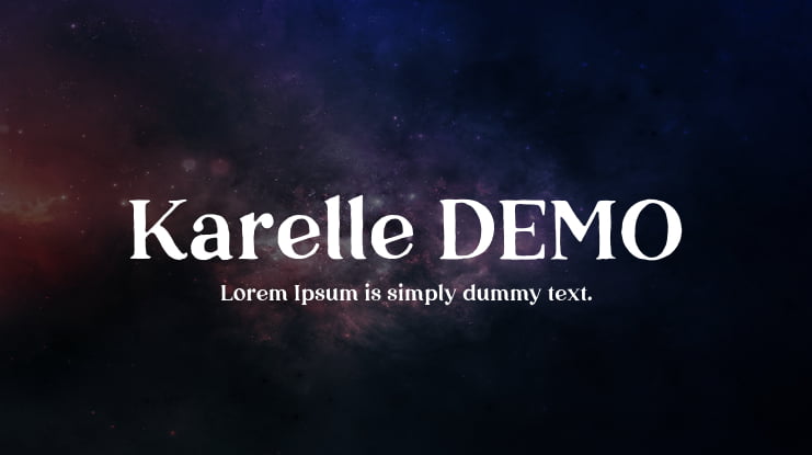 Karelle DEMO Font