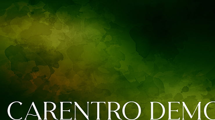 Carentro DEMO Font