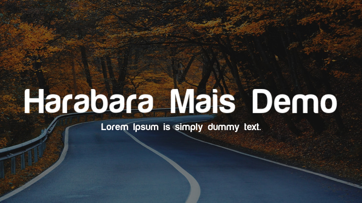 Harabara Mais Demo Font