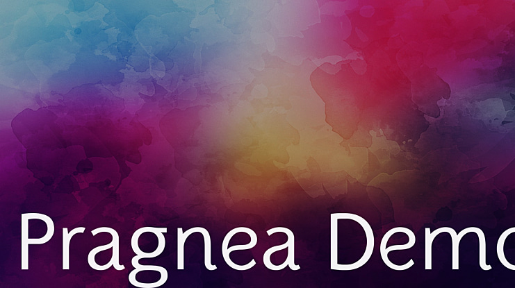 Pragnea Demo Font