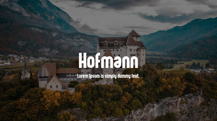 Hofmann Font Family