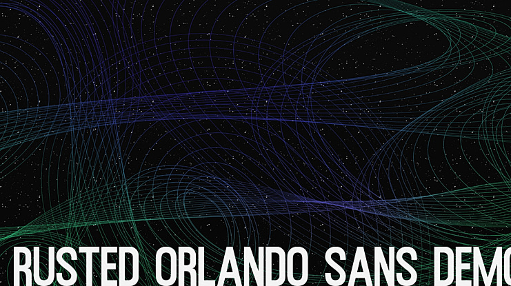 Rusted Orlando Sans Demo Font