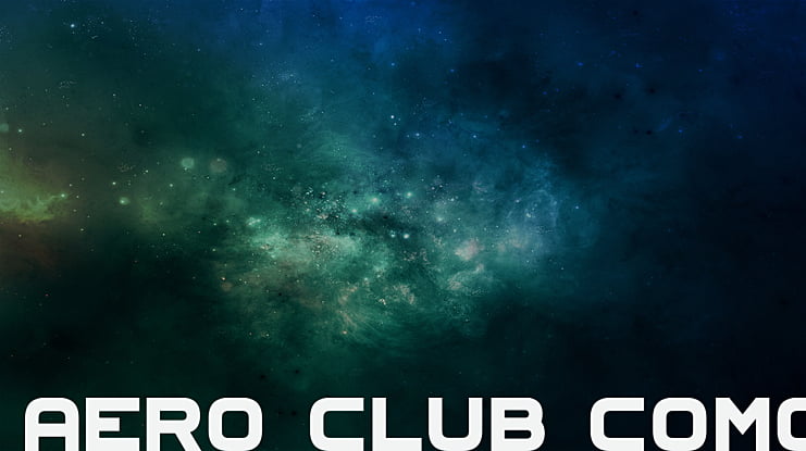 Aero Club Como Font