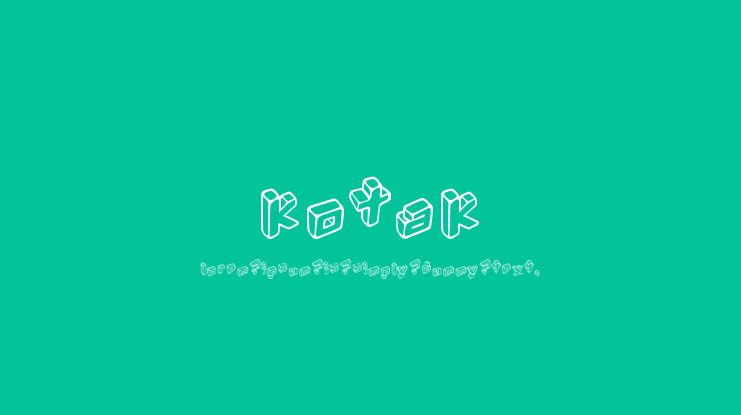 Kotak Font