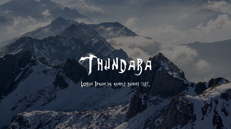 Thundara Font