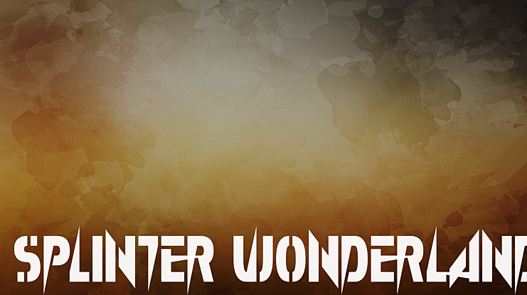 Splinter Wonderland Font