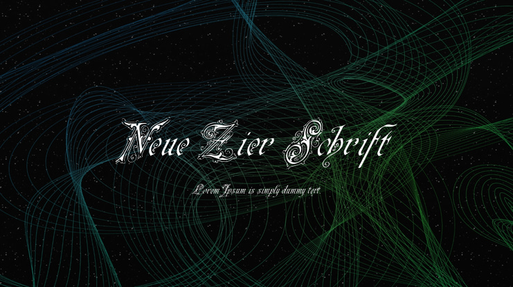 Neue Zier Schrift Font