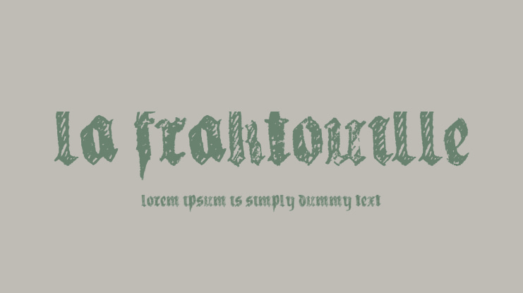 la fraktouille Font