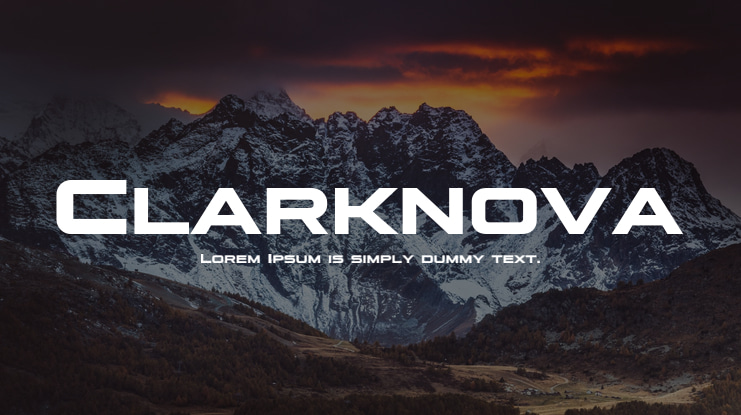 Clarknova Font
