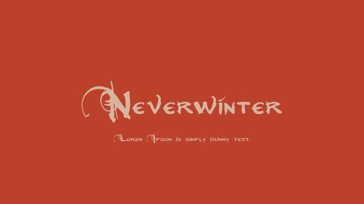 Neverwinter Font Family