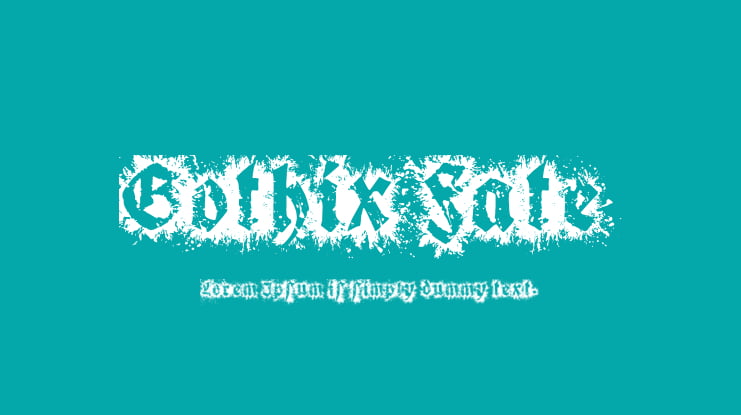 Gothix Fate Font