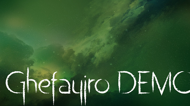 Ghefayjro DEMO Font