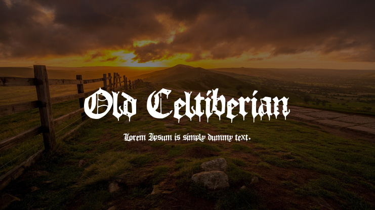 Old Celtiberian Font