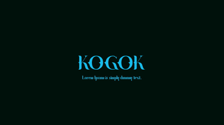 KOGOK Font