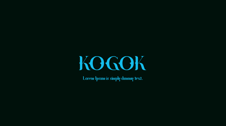 KOGOK Font