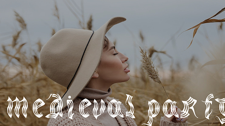 medieval party Font