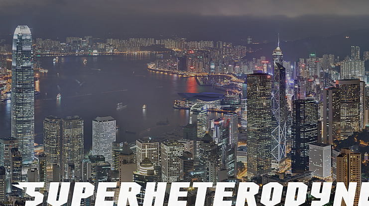 Superheterodyne Font