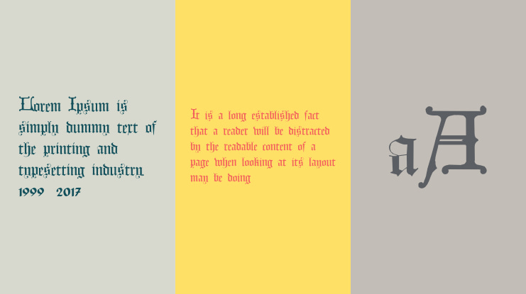 Hollandisch Closed Font