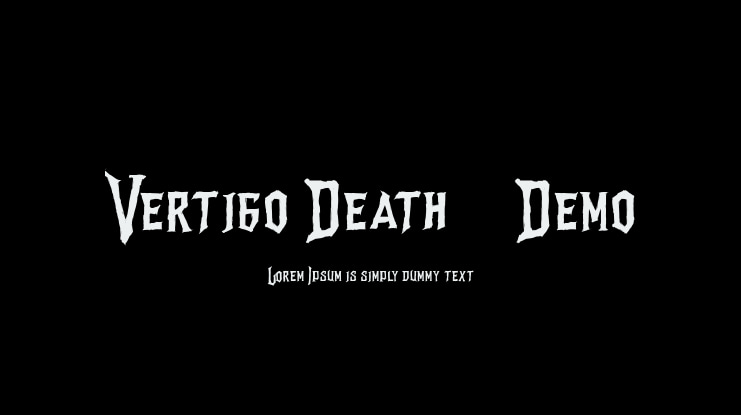 Vertigo Death - Demo Font