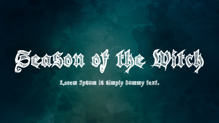 Season of the Witch Font
