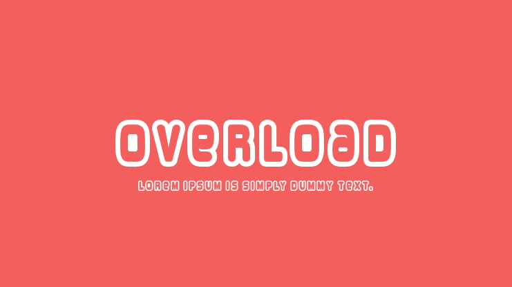 Overload Font Family