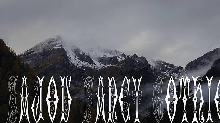 Sajou Fancy Gothic Font