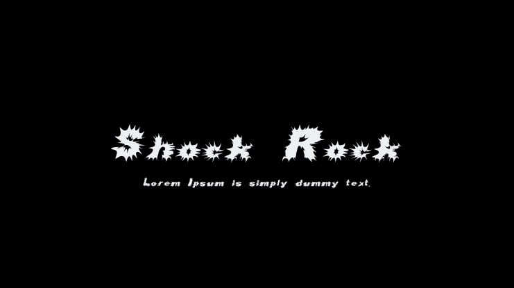 Shock Rock Font