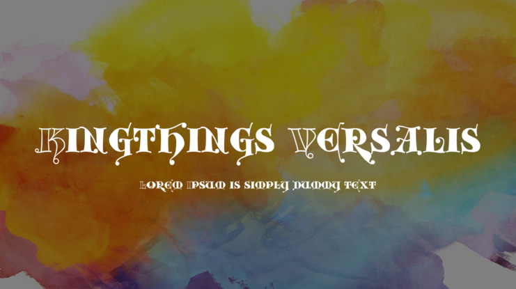 Kingthings Versalis Font