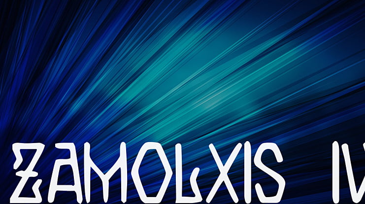 Zamolxis IV Font